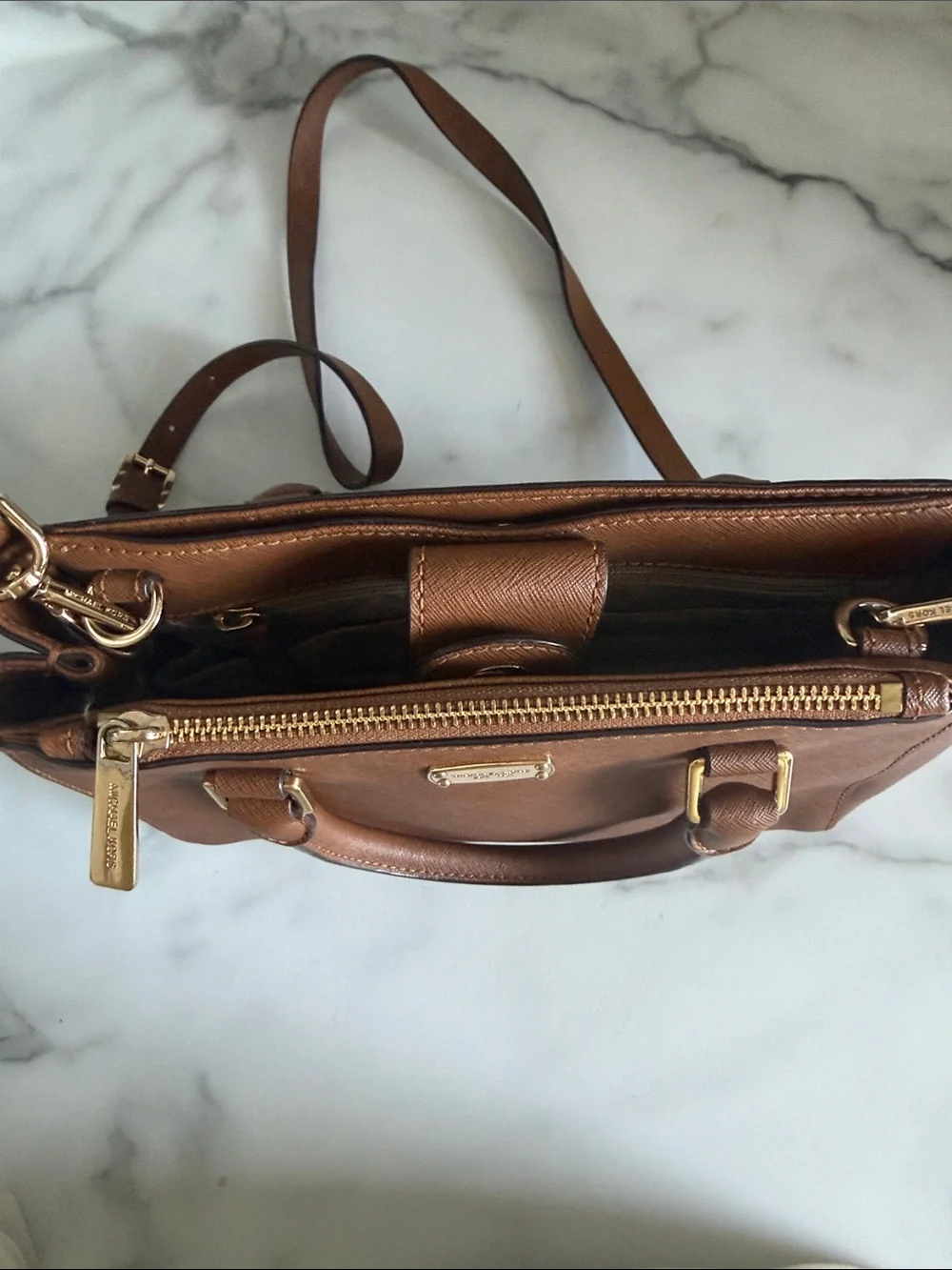 Michael Kors structured saffiano
